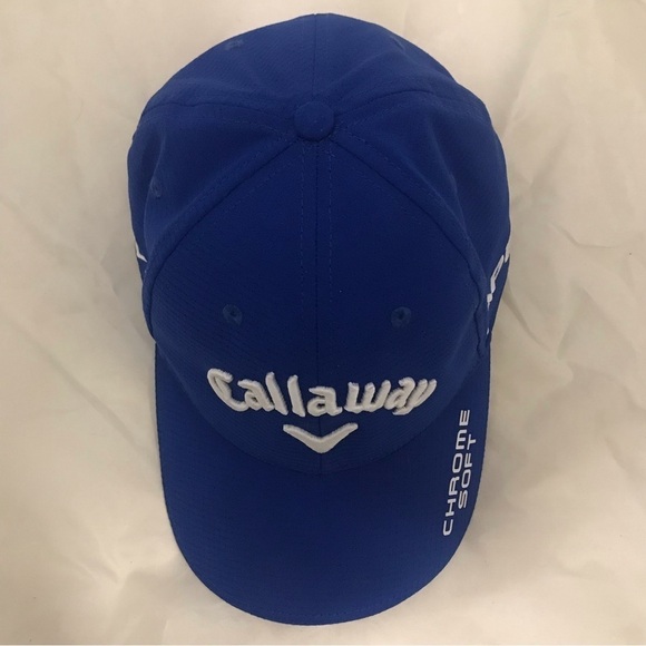 Callaway - Chrome Soft,Mavrik,Apex,Odyssey Adjustable Blue Polyesther Golf Cap - Picture 5 of 14